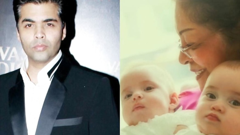 Karan Johar Shares First Photo of His Twins Yash and Roohi