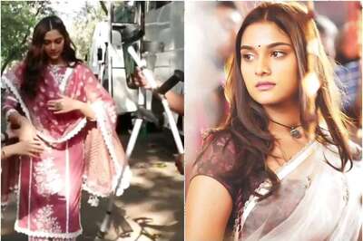 'Dabangg' Saiee Manjrekar Promotes Film Despite Walking on Crutches