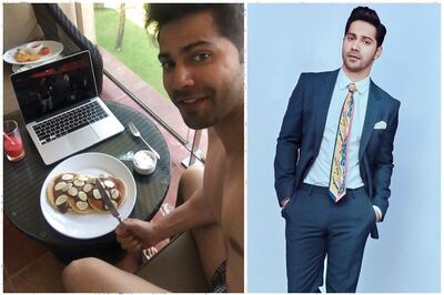 Varun Dhawan Celebrates Coolie No 1 Wrap with Pancakes and a Shirtless Selfie
