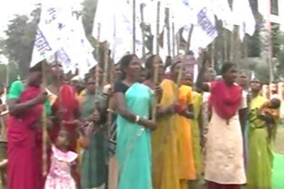 Koda defies investigators, addresses poll rallies