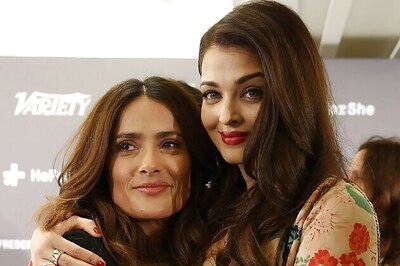 Photo of the day: Aishwarya Rai and Salma Hayek share a warm hug at Variety and UN Women's panel discussion on gender equality