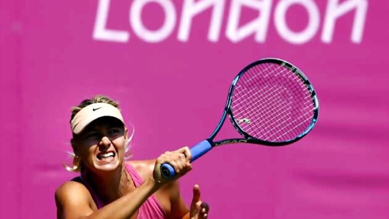 Sharapova wins Olympic debut in straight sets