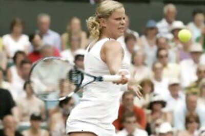 Clijsters in Wimbledon semis