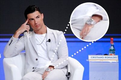 Cristiano Ronaldo Sports £630k Worth of Accessories in One Hand, Including Most Expensive Watch Ever Made by Rolex
