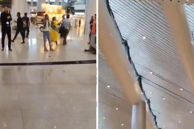 Watch: Heavy Rains Cause Water Leakage At Hyderabad Airport, Officials React