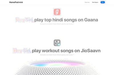 JioSaavn And Gaana Music Streaming Now Available On Apple HomePod Mini In India
