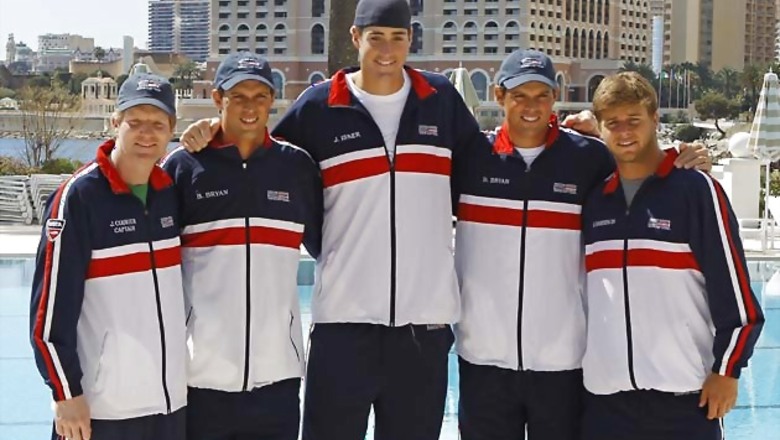 Isner to play Simon in Davis Cup tie