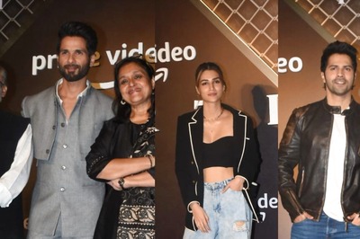 Shahid Kapoor Poses With Pankaj Kapur, Supriya Pathak at Farzi Screening, Kriti Sanon, Varun Dhawan Attend