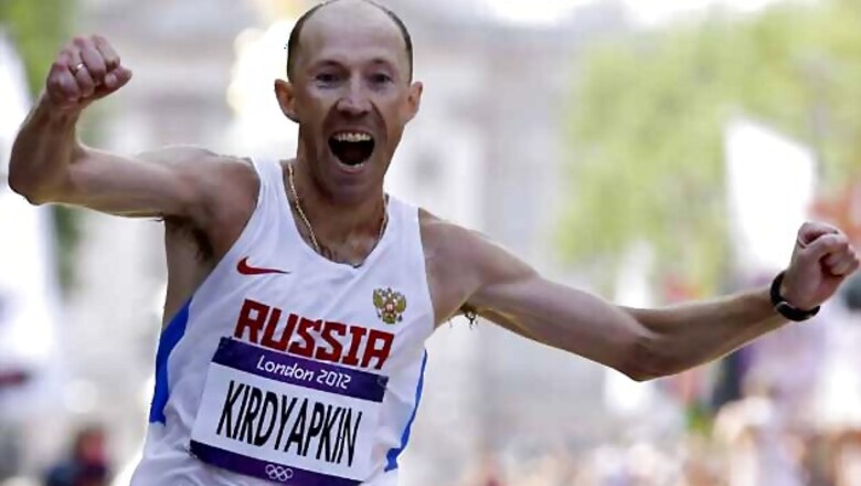 Russian Kirdyapkin wins gold in 50K race