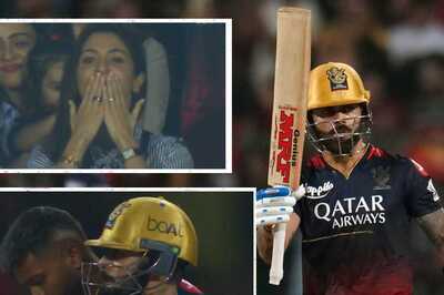 IPL 2023: Anushka Sharma Blows Kisses, Hardik Pandya Pats on Virat Kohli's Back After Record Hundred