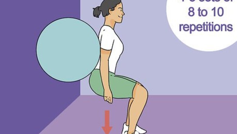 How to Strengthen Quads Using a Fitness Ball