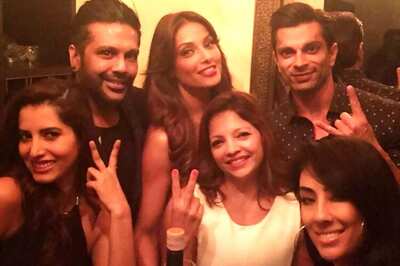 Bipasha Basu hosts a grand party along with friend Rocky S to launch her new designer line