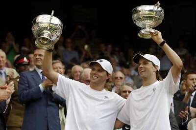 Bob and Mike Bryan win their 15th Grand Slam at Wimbledon