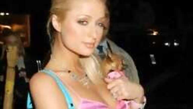 Paris Hilton gets socked in the face
