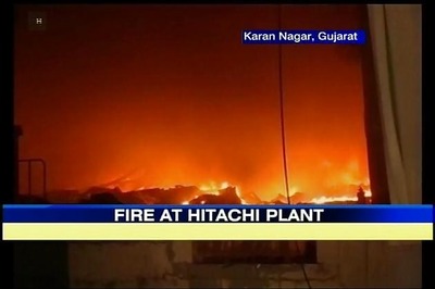 Gujarat: Hitachi plant gutted in fire