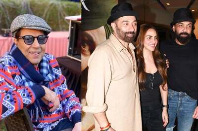 Dharmendra Reacts to Hema Malini's Daughter Esha Deol Posing With Sunny Deol, Bobby Deol