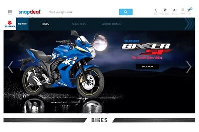 Suzuki ties up with Snapdeal to sell motorcycles online