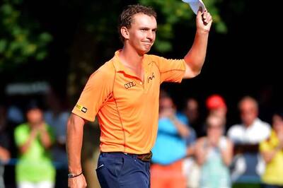 Joost Luiten edges past Thomas Bjorn to win Lyoness Open