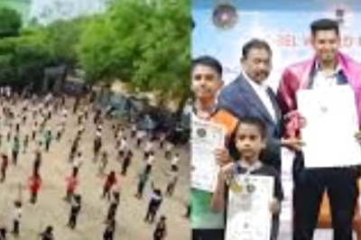 In Thanjavur, 300 Students Make It To Nobel Book of World Records For Silambam