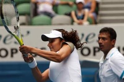 In pics: Bhupathi-Sania on top Down Under