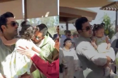 Ranbir Kapoor Holds Raha In His Arms, Gets Papped With Alia Bhatt At Anant Ambani’s Pre-Wedding Bash