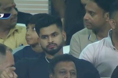 Shreyas Iyer Spotted in Stands, Cheering for India During SAFF Championship Semifinal Against Lebanon