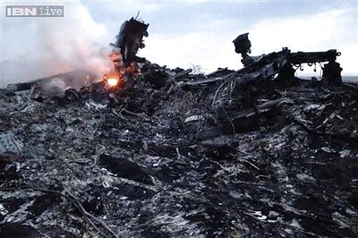 New MH17 video shows how the burning jet just missed hitting a Ukrainian village
