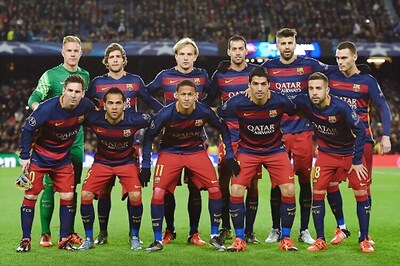 Eight Barcelona players nominated for UEFA Team of the Year