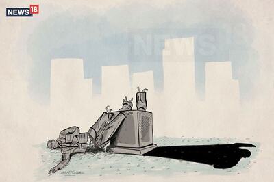 Ambedkar Statue Vandalised in Greater Noida, a Day Before 127th Birth Anniversary