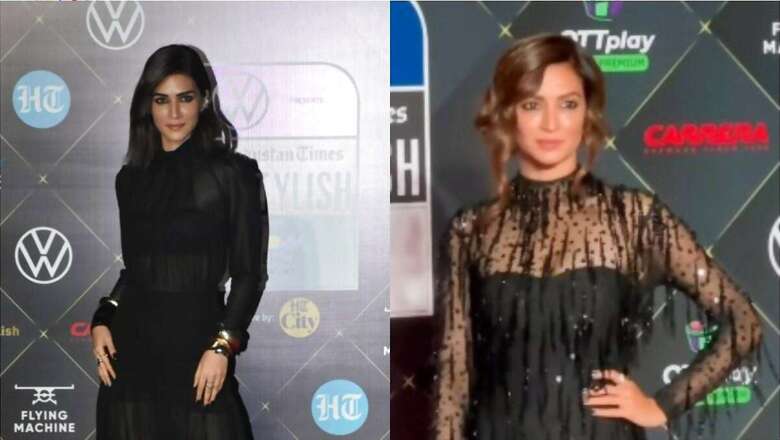 Kriti Sanon, Kriti Kharbanda Dazzle in Skintight See-Through Outfits; Check Out Their Sexy Photos