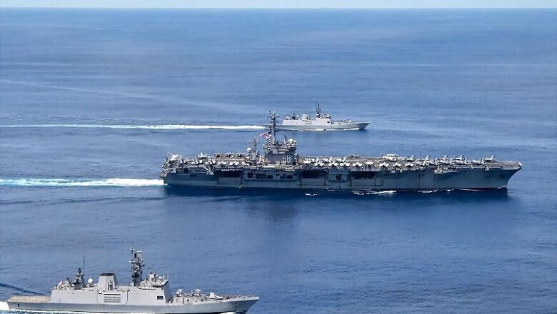 Indian Navy Holds Exercises with US Carrier Nimitz in Tightening Cooperation amid China Tension