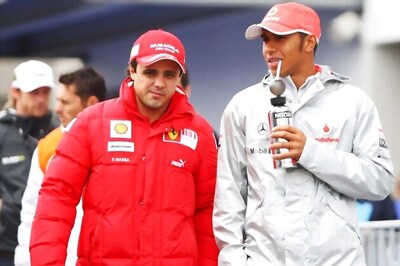 Ferrari driver Massa returns to training