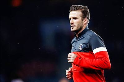 PSG president wants David Beckham to extend contract