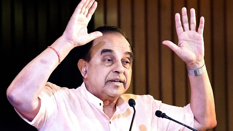 Swamy Demands Dismissal of Mehbooba Govt, President's Rule in J&K