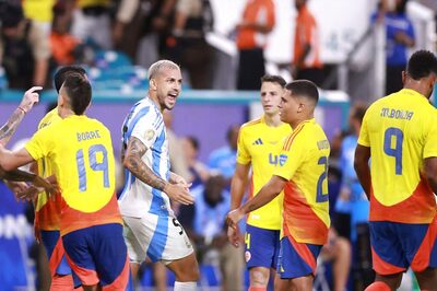 Watch: Tempers Flare as Argentine, Colombian Players Clash During Copa America Final