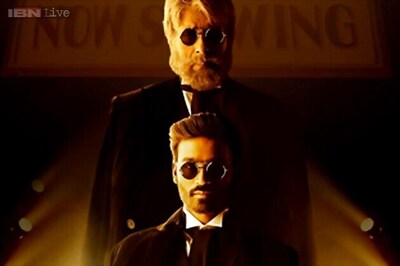 'Shamitabh' poster: Mystery behind the film title solved; it's a mash-up of actors Amitabh Bachchan and Dhanush's names