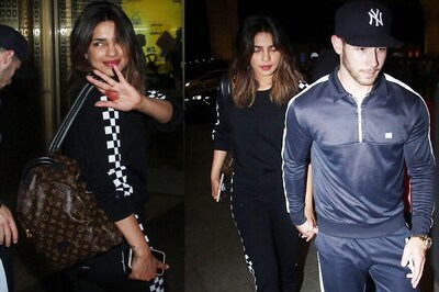 Priyanka and Nick Jonas Leave India Hand in Hand; Watch Video