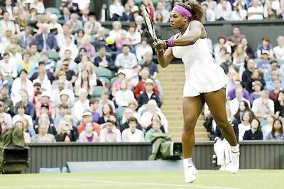 Serena storms into Wimbledon semi-final