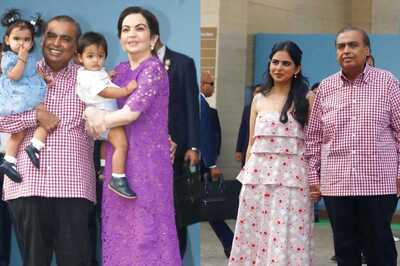 Nita, Mukesh Ambani Attend Isha Ambani-Anand Piramal’s Twins' Birthday Bash; Photos