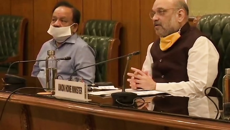 Amit Shah to Hold Meeting with Delhi CM, L-G and Mayors Today on Covid-19 Crisis in Capital