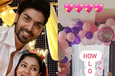 Gurmeet Choudhary and Debina Bonnerjee Welcome Newborn Home With Cake, Balloons and Love; Pics