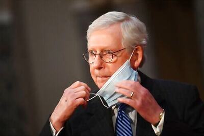 GOP's Biden Vote Revolt Is Atypical Challenge For McConnell