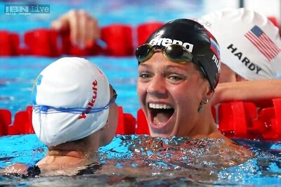 Sleepless Efimova enjoys dream swim, Campbell impresses