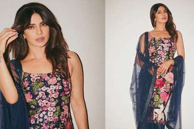 Priyanka Chopra Lights Up Paani Trailer Launch In A Sabyasachi Churidar Salwar Suit