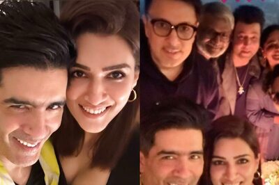 Kriti Sanon Parties With Mimi Producer Dinesh Vijan For National Award Win; Manish Malhotra, Varun Sharma Join