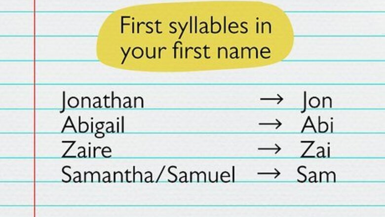 3 Cool Methods for Inventing a Nickname