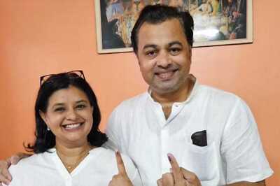 In Pics: Marathi Actor Subodh Bhave Casts Vote With Family In Lok Sabha Polls