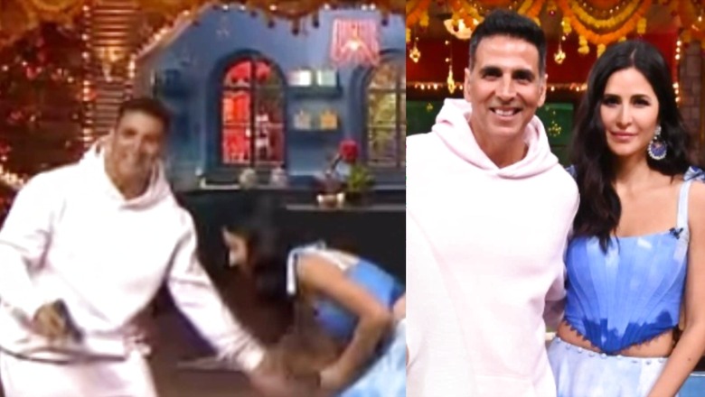 Kapil Sharma Show: Katrina Kaif Touches Akshay Kumar's Feet; He Jokes 'Ye Hai Respect of Seniors'