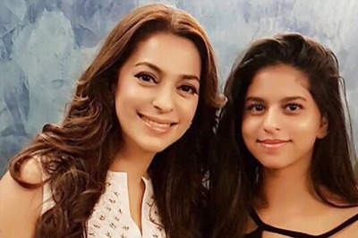 Here's What Shah Rukh Khan Has to Say About Juhi Chawla's Picture With His Daughter Suhana Khan