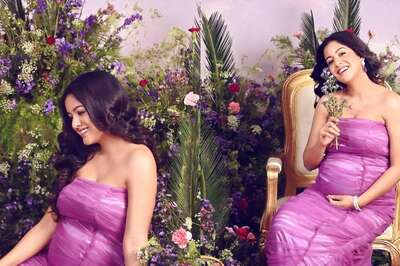 Mom-to-be Ishita Dutta Poses Beautifully In Lavender Colour Gown; Check Out Photos